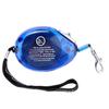 Blue Color Auto Retract Dog Strap Transparent Outer Shell Walking Pet Tether  Sidewalk Pet Roam