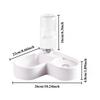 1SET Automatic Drinking Love Pet Bowl Moisture-proof Cat Bowl Dog Basin Dual-use Multi-functional Drinking And Feeding