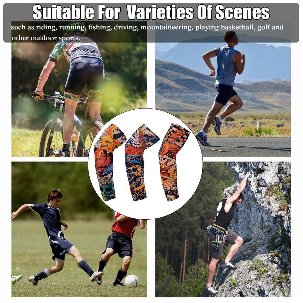 1 шт., летние охлаждающие цветочные рукава для рук, защита от солнца, татуировки, рукава, новый чехол для рук