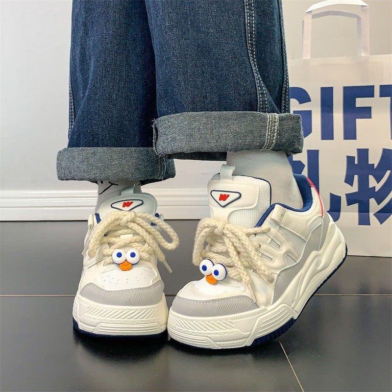 Женские кроссовки Tide and universal network explosion of a original american bread shoes Женские кроссовки на толстой подошве, дышащие и универсальные, нишевый дизайн