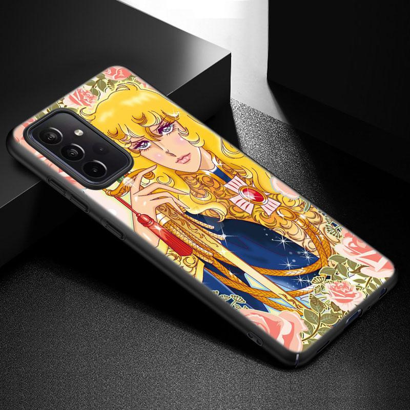Чехол для телефона с аниме «Роза Версаля» для Samsung Galaxy A02 A21 A52 S A13 A22 A32 A33 A53 5G A11 A12 A31 A50 A51 A70 A71 A72