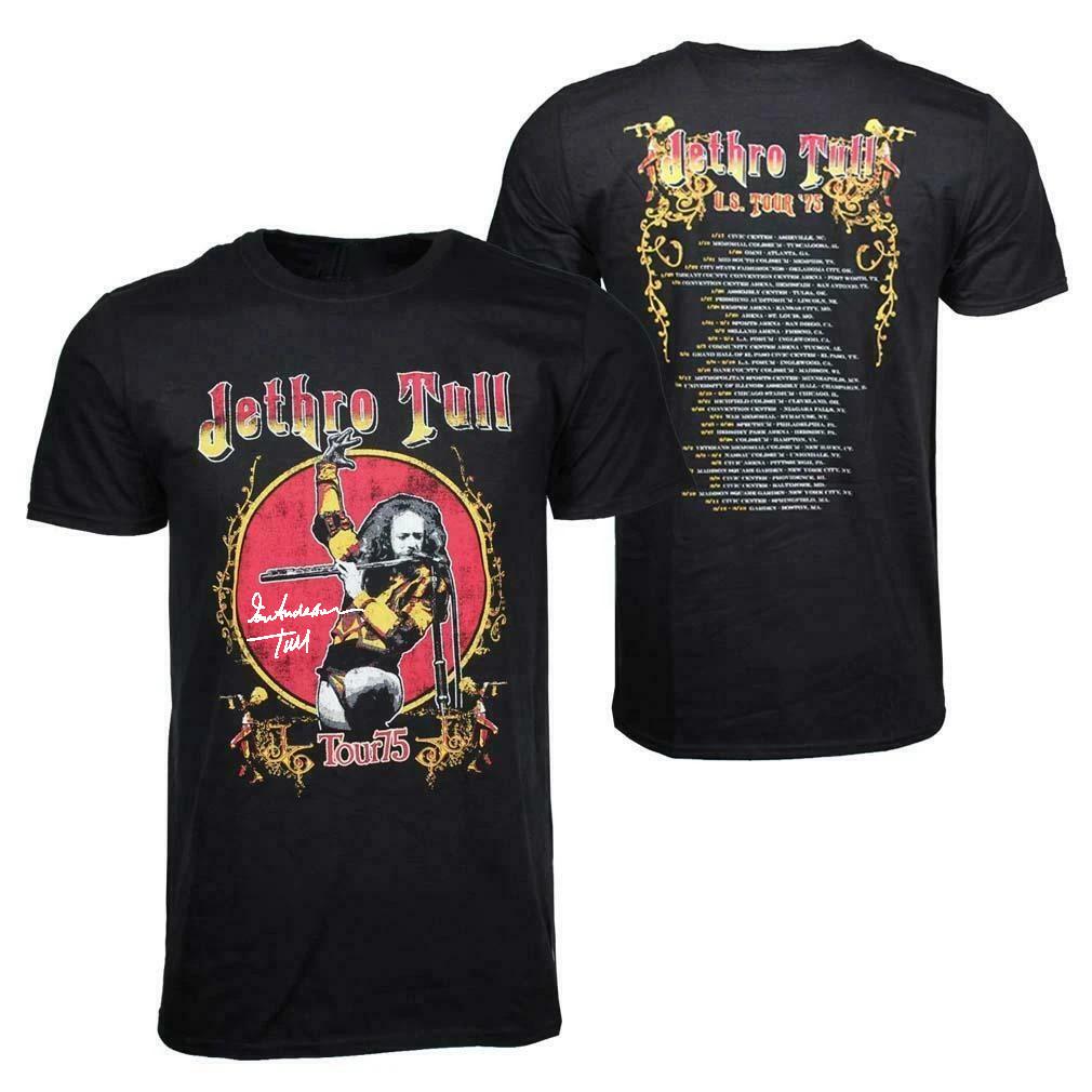 Vtg Jethro Tull Tour 1995 Cotton Black Tee Shirt All Size Tee UR263