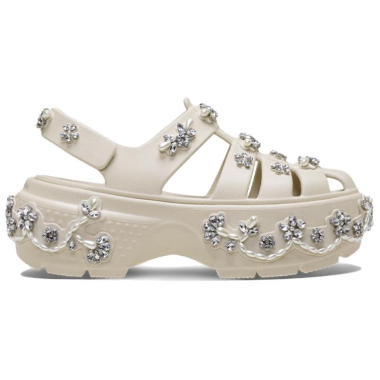 Crocs Рыбацкие клоги Stomp Simone Rocha Stucco 211428-160