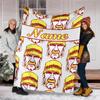 Personalized Custom Name Blanket - Hulk Hogan Print Design,Blanket for Sofa,Bed,Travel,Camping - Soft and Warm, Great Gift