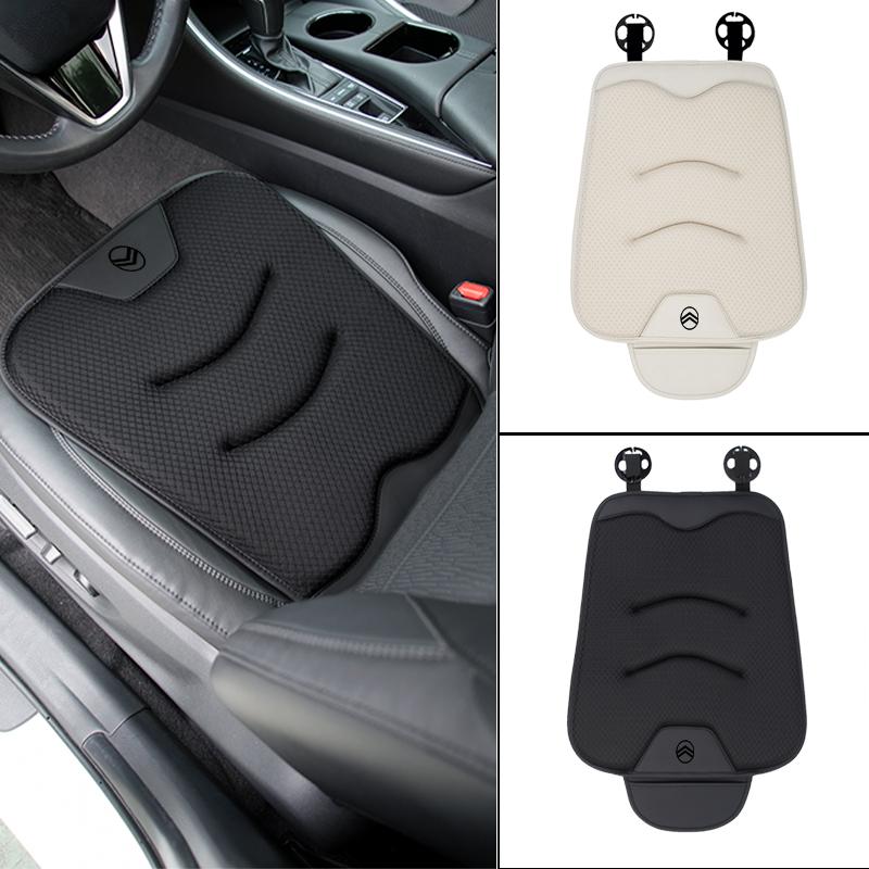 AEF3 Ice Silk Car Seat Cushion Heightening Pad For Citroen C4 C3 C5 C1 C2 Celysee Berlingo Picasso Cactus Aircross Saxo Grand
