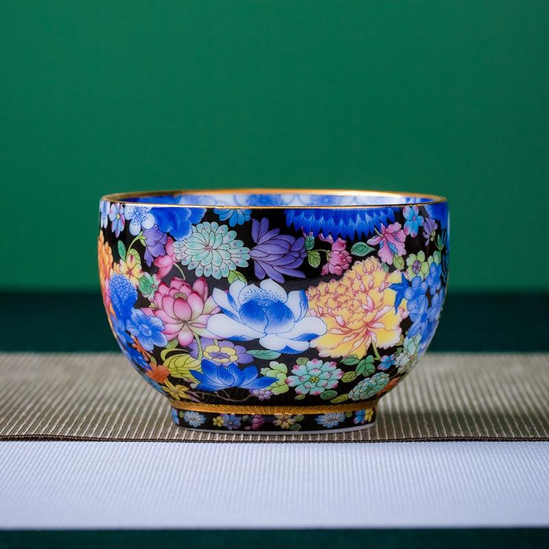 Необычная эстетичная фарфоровая керамическая чайная чашка Jingdezhen, посуда для чая, ручная работа, глазурь для Пуэра, Кунг-фу, Улуна, Тегуаньинь