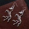 Jewelry Wedding Party Girl Women Gift Dangle Earrings Novel Horse Pendant Skeleton Drop Earrings
