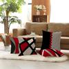 Geometric Color - Block Modern - Style PillowcasesBedroom Living Room Sofa Home Decor Polyester Cushion Cover with Zipper