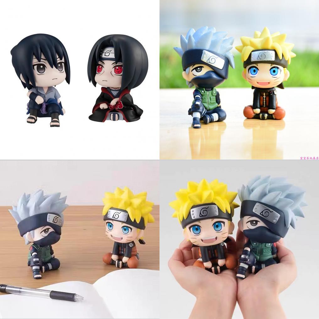 Cute Q Version Sitting Naruto Kakashi Sasuke Itachi Car Decoration