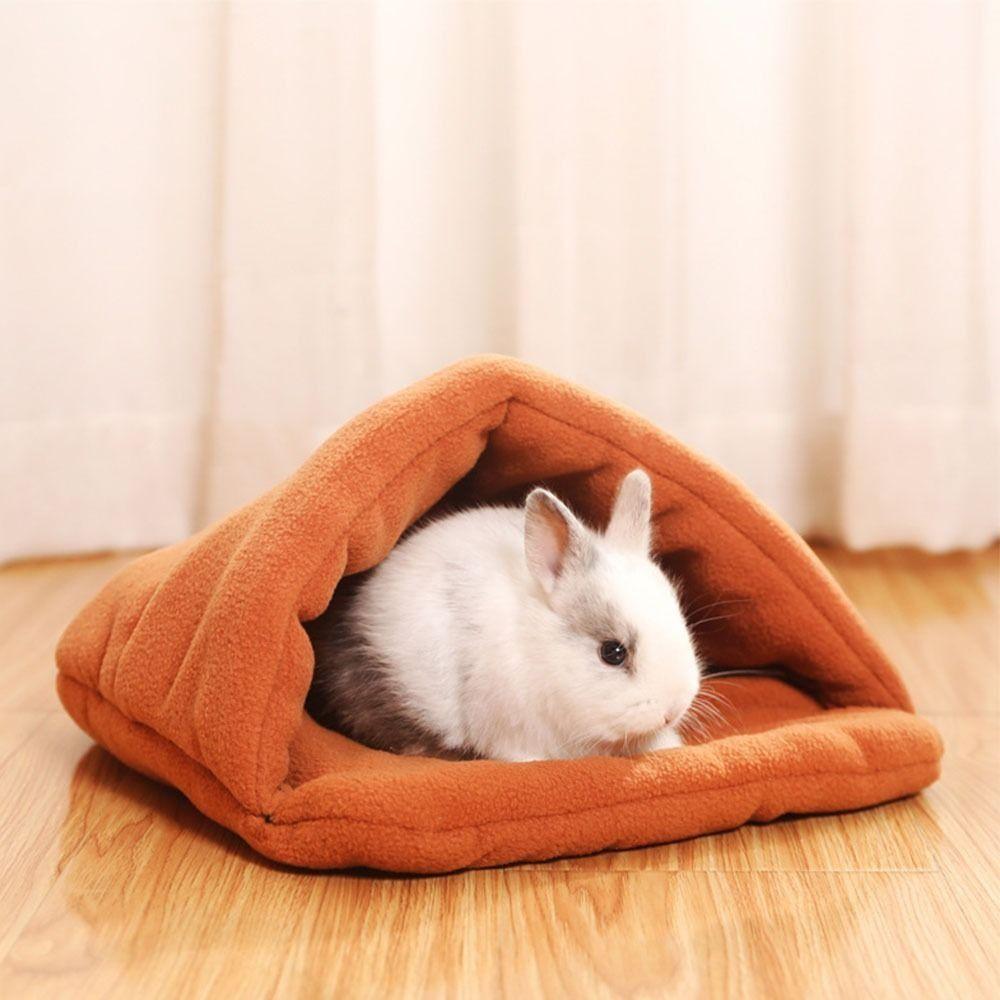 Плюшевое гнездо для хомяка и кошки, мягкое теплое гнездо для кролика/плюшевого мишки/свиньи/хомяка/кошки/хорька