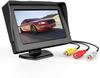 OBEST 4.3 Inch Mini On-dash LCD Monitor with 2 Video Inputs for 12V Vehicles with Reverse Switch