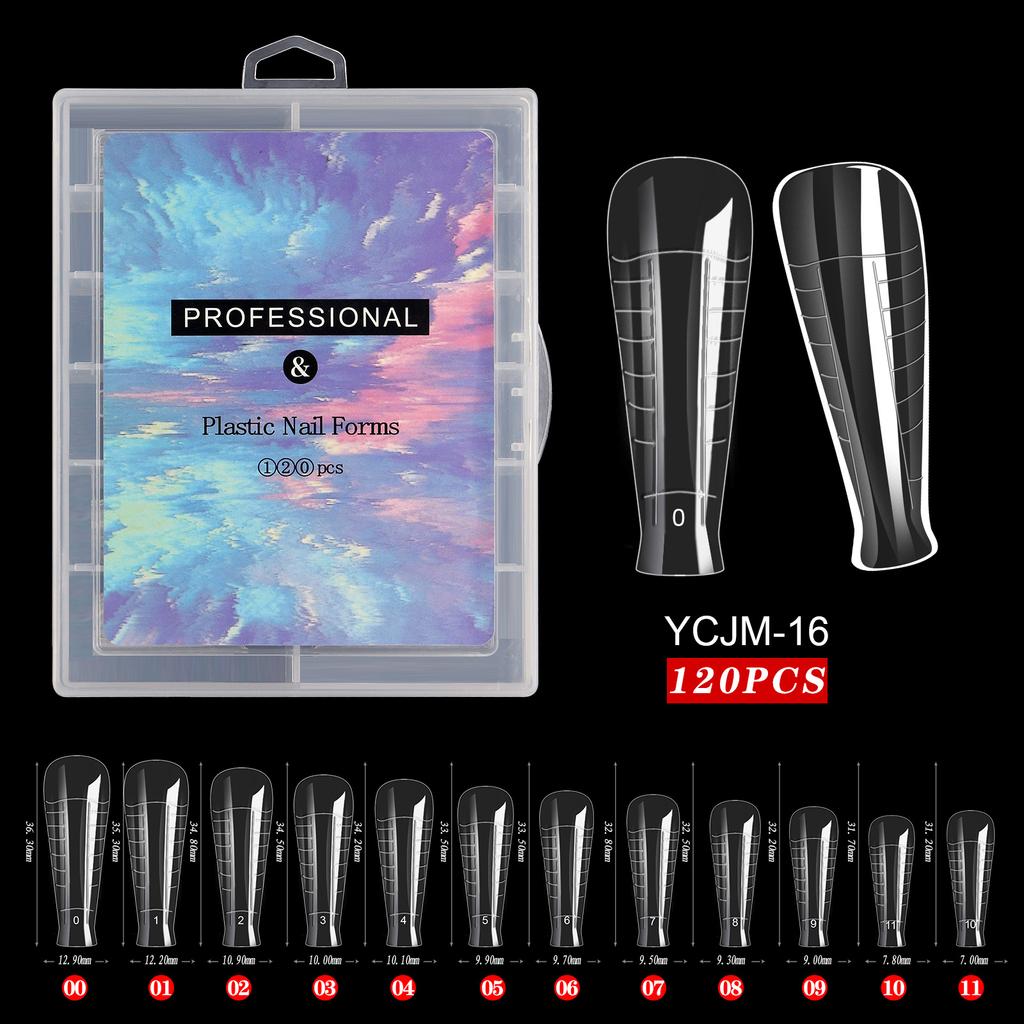 Форма для дизайна ногтей Кристаллическое наращивание без держателя бумаги Быстрое фототерапевтическое наращивание ногтей Таблетки 120 таблеток в заводской упаковке