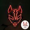 Halloween Game Glowing Mask Led Light Up Mask Cosplay Fox Mask For Festival Halloween Costume Nightclub Flashing Dj Show Props