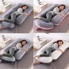 J-Shape Side Sleeper Pillow Pregnancy Pillow Positioning Pillow Nursing Pillow