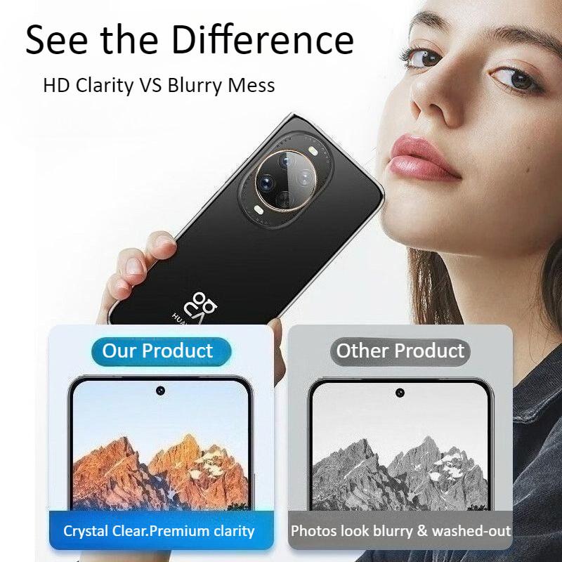 Для Huawei Nova 14 13 12 Pro Ultra 9H Прозрачное Черное Стекло Защита Объектива Камеры nova 14ultra 13pro 12pro Позиционирующая Защитная Пленка для Объектива