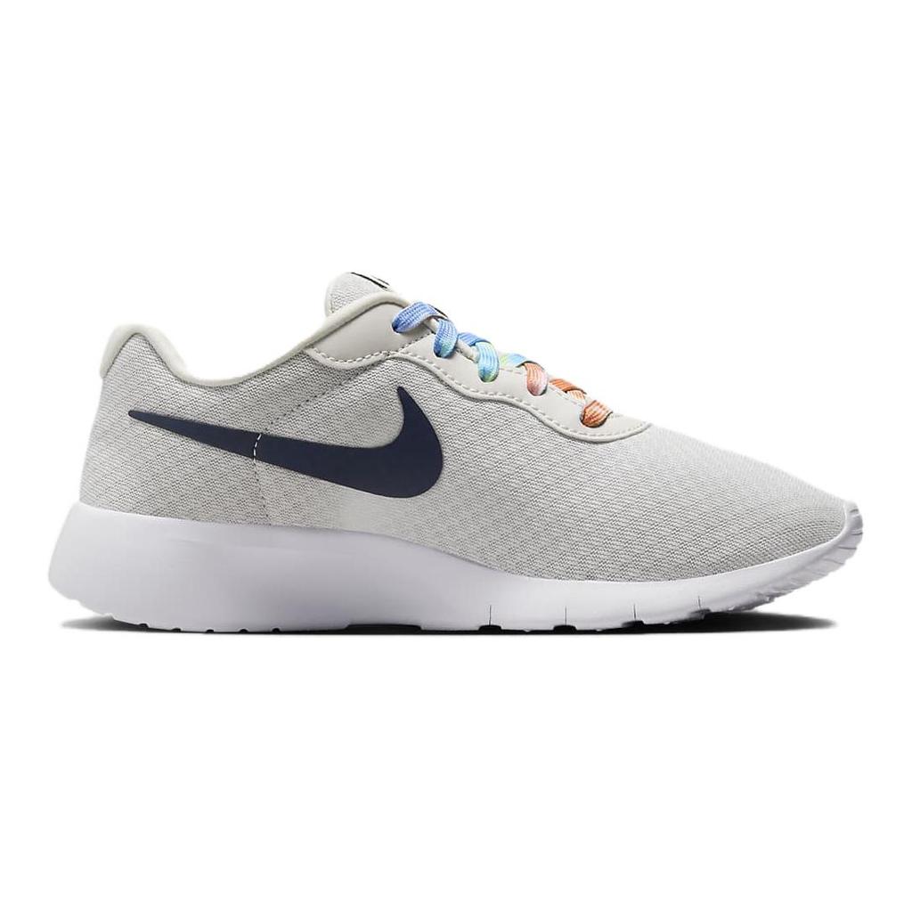 Nike Tanjun EasyOn Скользкая Подошва Амортизация Устойчивость к Истиранию Низкие Детские Повседневные Кроссовки Серый FZ0906-001