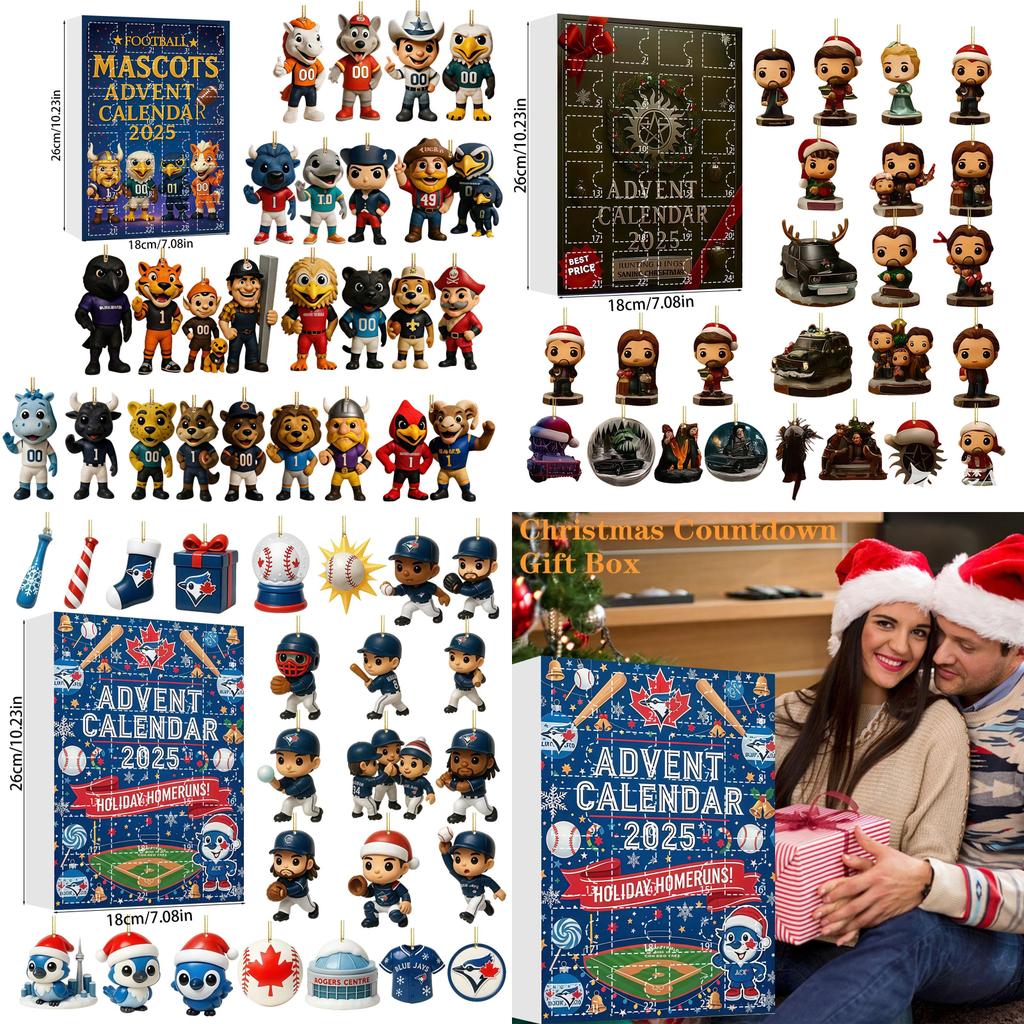 Chicago Cubs Mascot Acrylic Christmas Tree Ornament With Figurines For Holiday Decor And Gift Giving