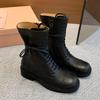 Большой обхват голенища модель для показа мод ретро-стиль ботинки Dr. Martens на шнуровке мотоциклетные ботинки полированная кожа рыцарские ботинки