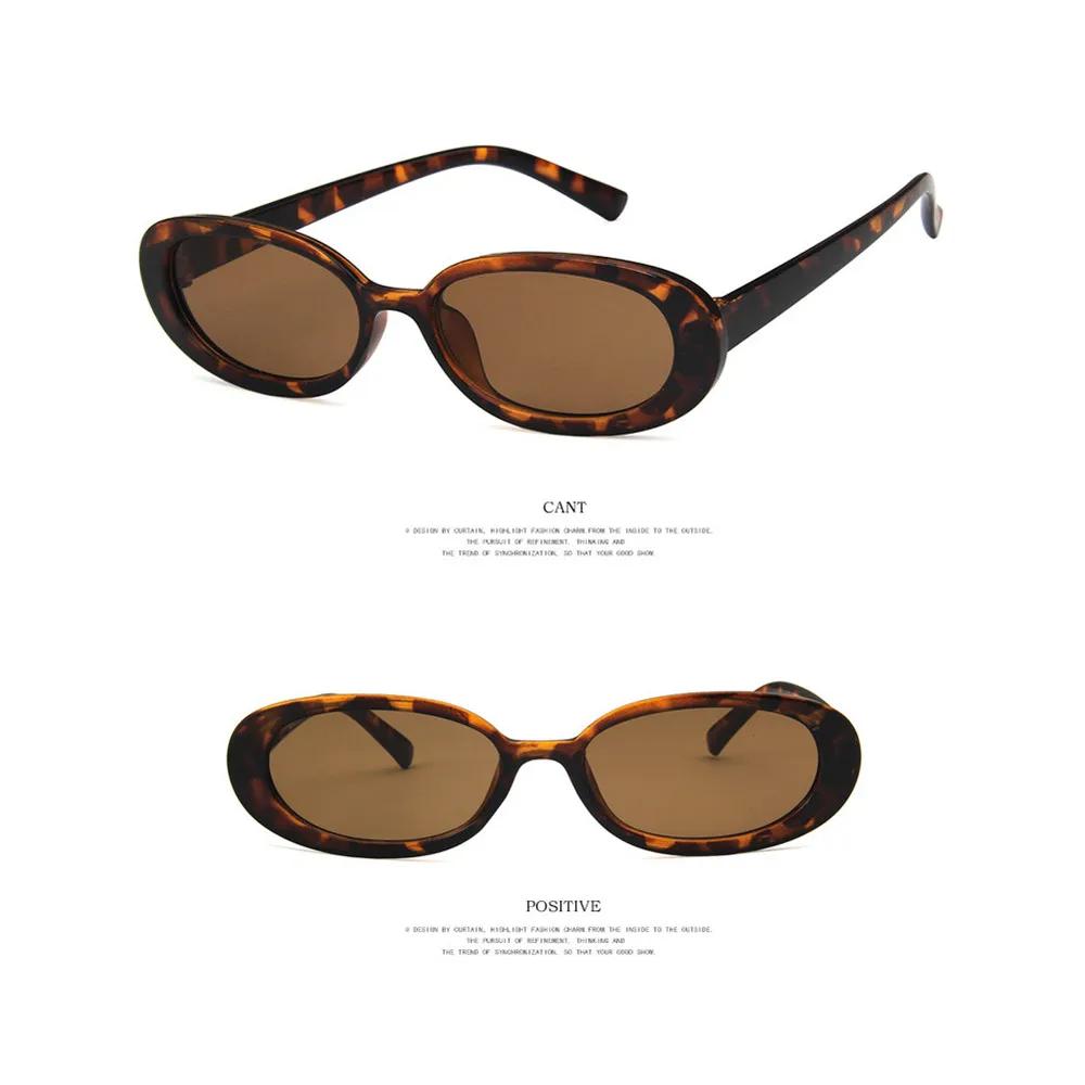 Ретро Маленькие Овальные Солнцезащитные Очки Женские Модные Черные Солнцезащитные Очки Модные Оттенки Женские Очки Uv400