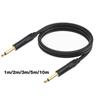 1/4-дюймовый гитарный инструментальный кабель «папа-папа» 1/4-дюймовый TS прямой кабель нейлоновая оплетка с позолоченным разъемом