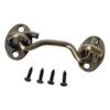 Stainless Steel Latch Brass Window Sash Catch Hook Lock Cabin Hook Sliding Door Bedroom Outdoor