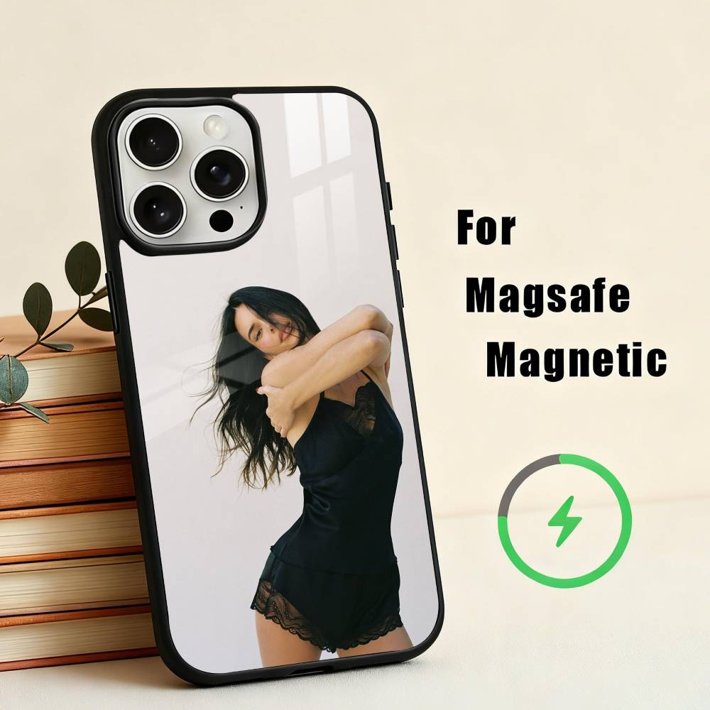 Модель K-Кендалл Николь J-Дженнер Чехол для телефона для iPhone17,16,15,14,13,12,11 Plus,Pro Max Магнитный Для Magsafe Беспроводной Зарядки