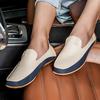 Fashion Hot Sale Italian Mens Boat Shoes Plus Size 47 Light Leather Mens Loafers Breathable Slip-on Casual Flats Men Driving Shoes Male