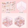 Мультяшная сцена с домиком Наклейка для самостоятельного творчества 3D Миниатюрная Высокоиграбельная Наклейка Визуальная Складывание Наклеивание Праздничный Подарок на День Рождения для Ребенка