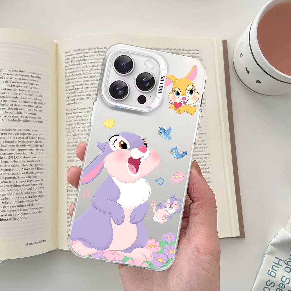 Чехол для телефона T-Thumper B-Bunny для IPhone 17 16 15 11 12 13 14 Pro Max 16 Plus 12 Mini 7 8 XR XS 15Pro MAX Cove