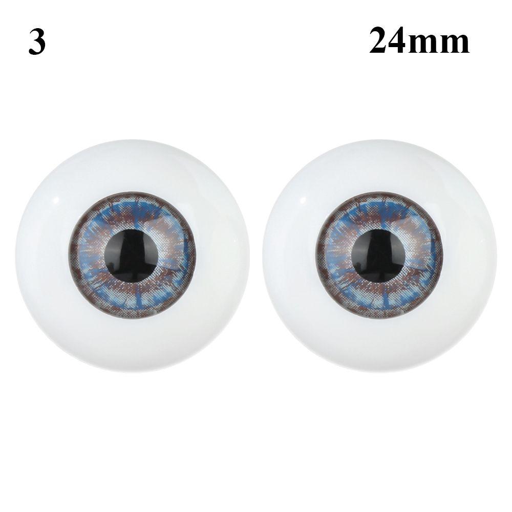 1 пара 24 мм 30 мм DIY Для BJD куклы Акриловые глаза Изготовление кукол Поделки Кукольный глаз Безопасная игрушка для животных