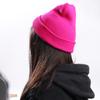 Winter Hats for Unisex New Beanies Knitted Solid Cute Hat Lady Autumn Female Beanie Caps Warmer Bonnet Men Casual Cap