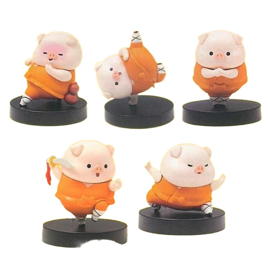 Фигурка-стенд Qualia Kung Fu Boo 2 x Полный набор из 5 типов Капсула (Игрушка Гачапон)