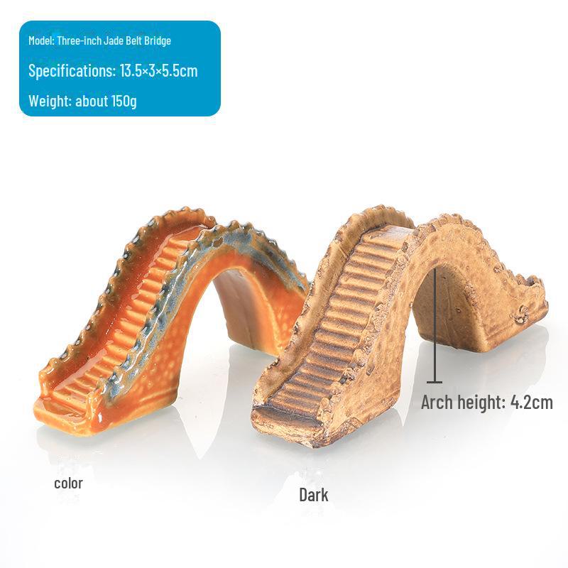 Аквариумный декор Керамические каменные мосты: Ландшафтный дизайн аквариума, микроландшафтные альпинарии и украшения для бонсай