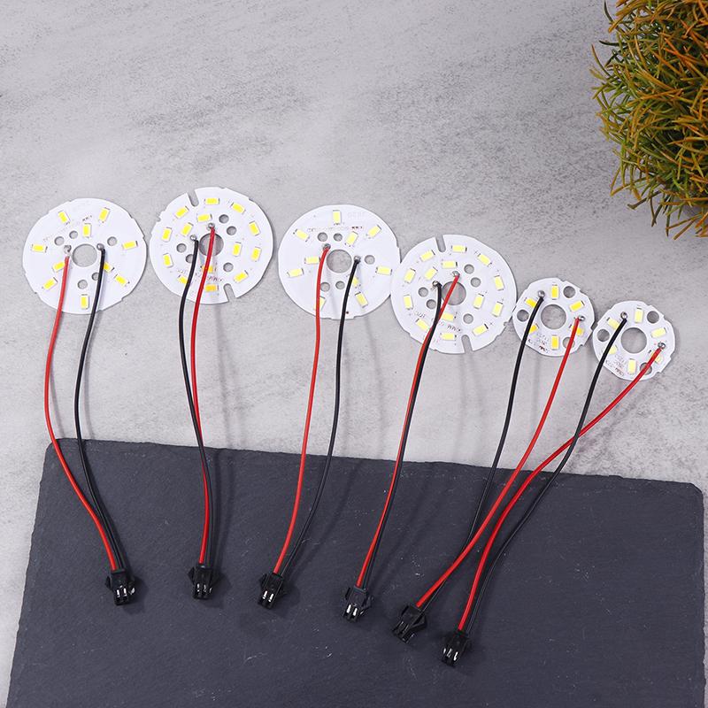 1 шт. Светодиодный источник света Круглая световая панель 3 Вт 5 Вт 7 Вт SMD5730 Сделай сам Потолочный светильник Светодиодная лампа Модификация Световая панель Аксессуары