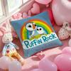 Kwaii Puffin Rock PPreschool Cushion Cover Pattern Printed Pillowcase for Living Room Sofa Cushion Cover  Bedroom Decor
