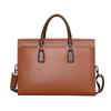 Men's Handbag Genuine Leather Anti-theft Password Lock Men's Computer Document Bun Top Layer Cowhide Business Bag