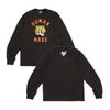 Japanese Vintage Long Sleeve T-Shirt Cartoon Animal Print Loose Fit Teens