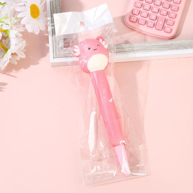 1 шт. Милая мягкая гелевая ручка Kawaii, канцелярские принадлежности для декомпрессии, креативная милая мультяшная ручка, офисные школьные принадлежности