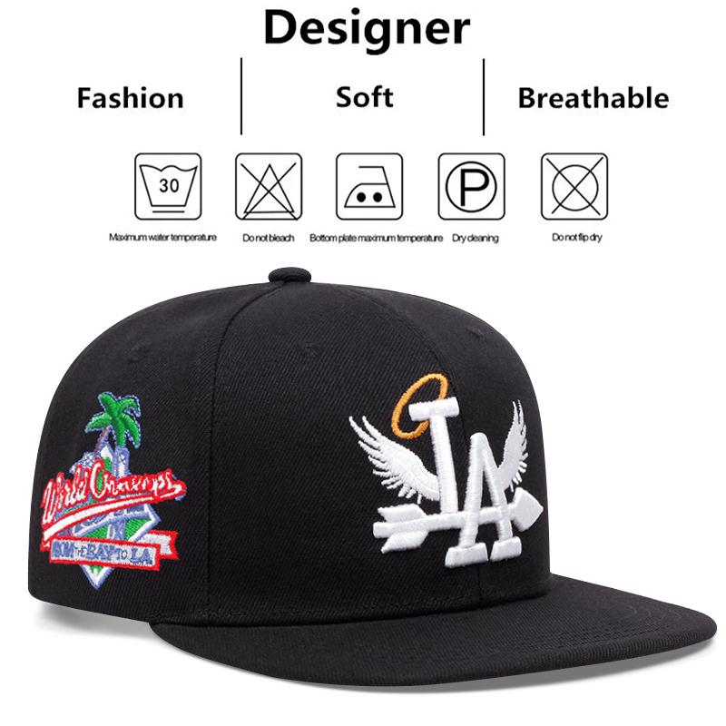 Новая модная бейсболка LA Wings для мужчин, сетчатая рыболовная кепка Snapback, дышащие кепки Trucker для женщин, регулируемые кепки