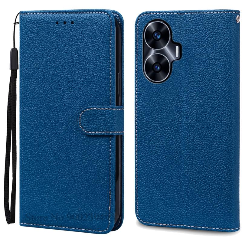 Для Realme C55 Чехол Кожаный Флип Кошелек Чехол Для Realme C55 Чехол Защитный Чехол Coque Fundas Shell