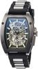 Automatic Watch Tonneau Skeleton 978LH Black [Alcaftura] Men's
