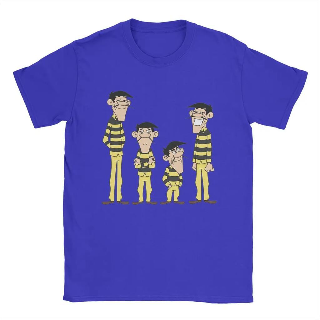 Футболка для мужчин The Daltons Lucky Luke, новинка, футболки с коротким рукавом и круглым вырезом, 100% хлопок, новое поступление одежды