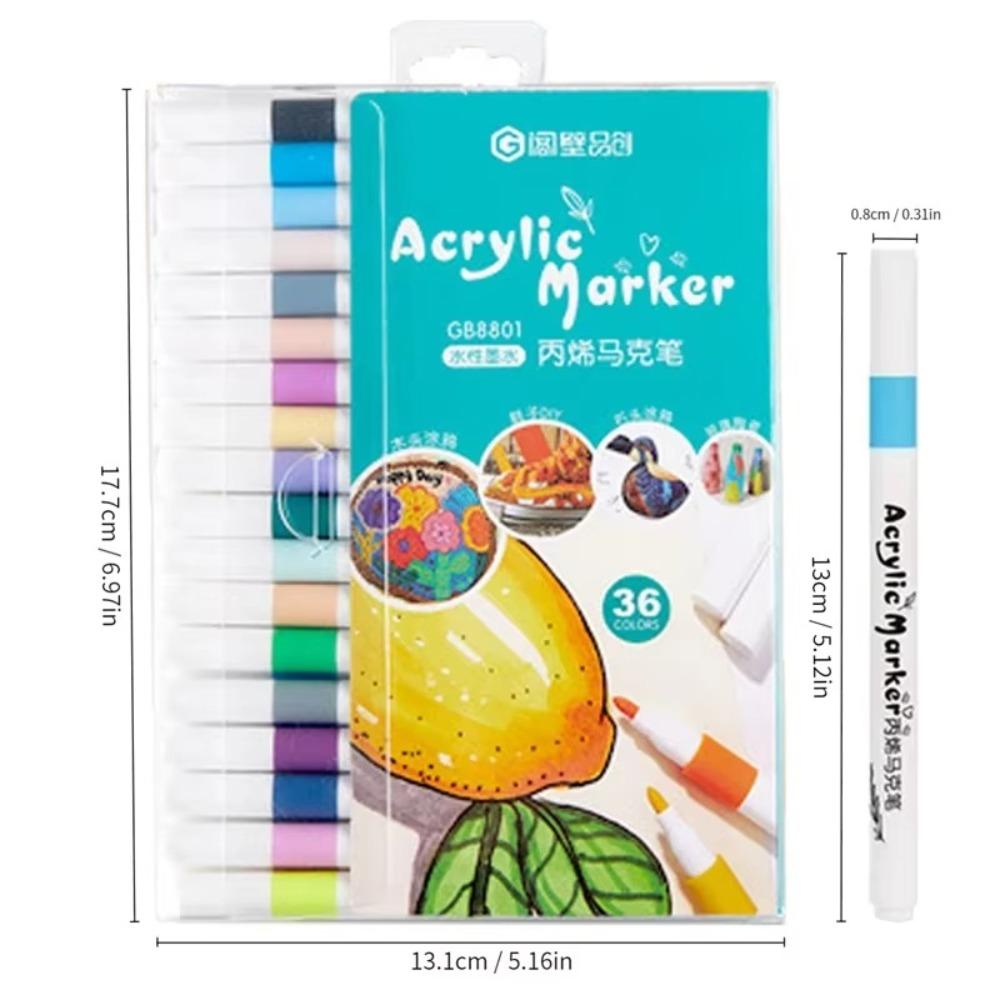 Can Be Stacked Children's Graffiti Pen Color Is Not Transparent Paper Painting Brush