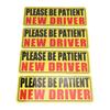 4 шт. Пожалуйста, будьте терпеливы Магнит для нового водителя Погодоустойчивая Многоразовая Светоотражающая Наклейка для нового водителя