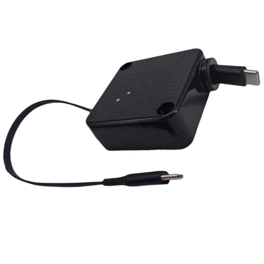 Выдвижной USB C кабель для зарядки, удлиняющийся до 79 см, с поддержкой 100W PD и функцией автоматического сматывания для аккуратного рабочего стола или салона автомобиля