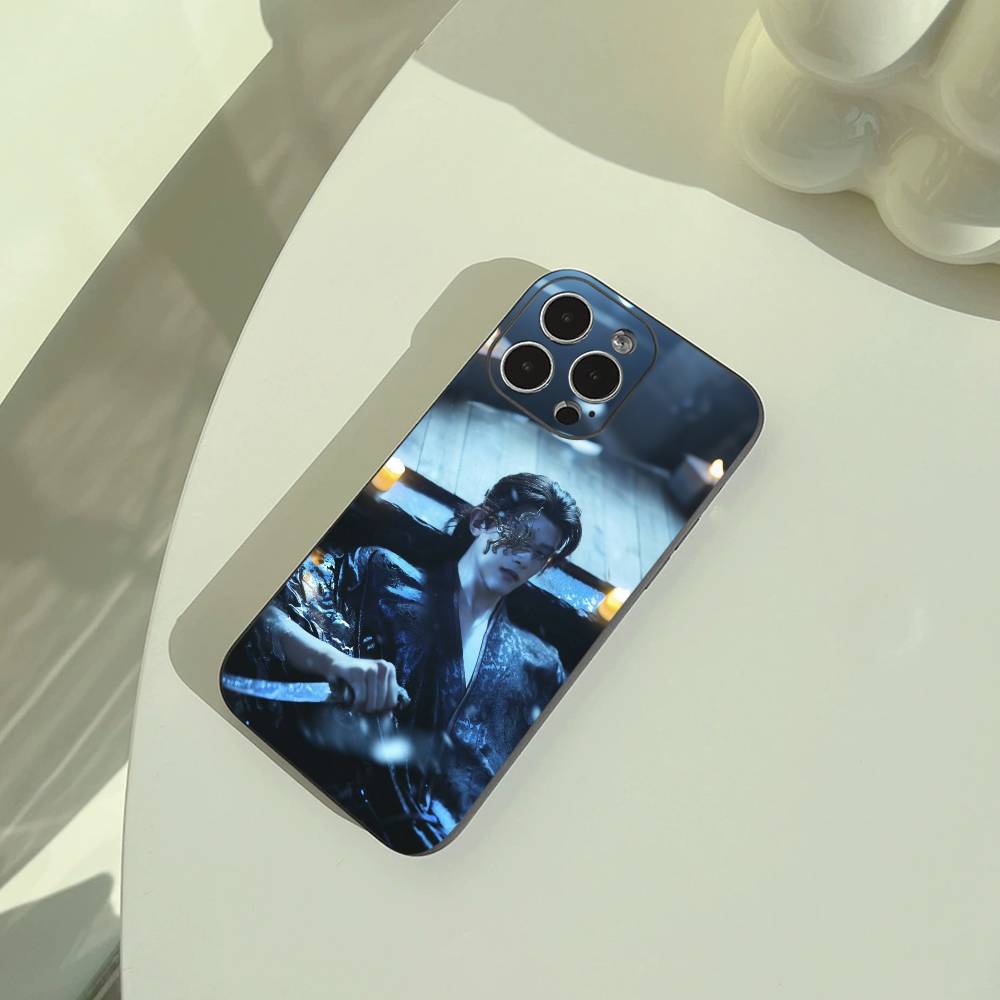 Погоня за нефритом - Чехол для телефона Sui Yuanhuai для iPhone 17,16,15,14,13,12,11 Pro Max,16/15/14Plus,XS Мягкий черный чехол