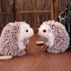 Car-styling Women Car Keychain Car Keyring Creative Gift Key Holder Auto Accessories Plush Hedgehog Keychain