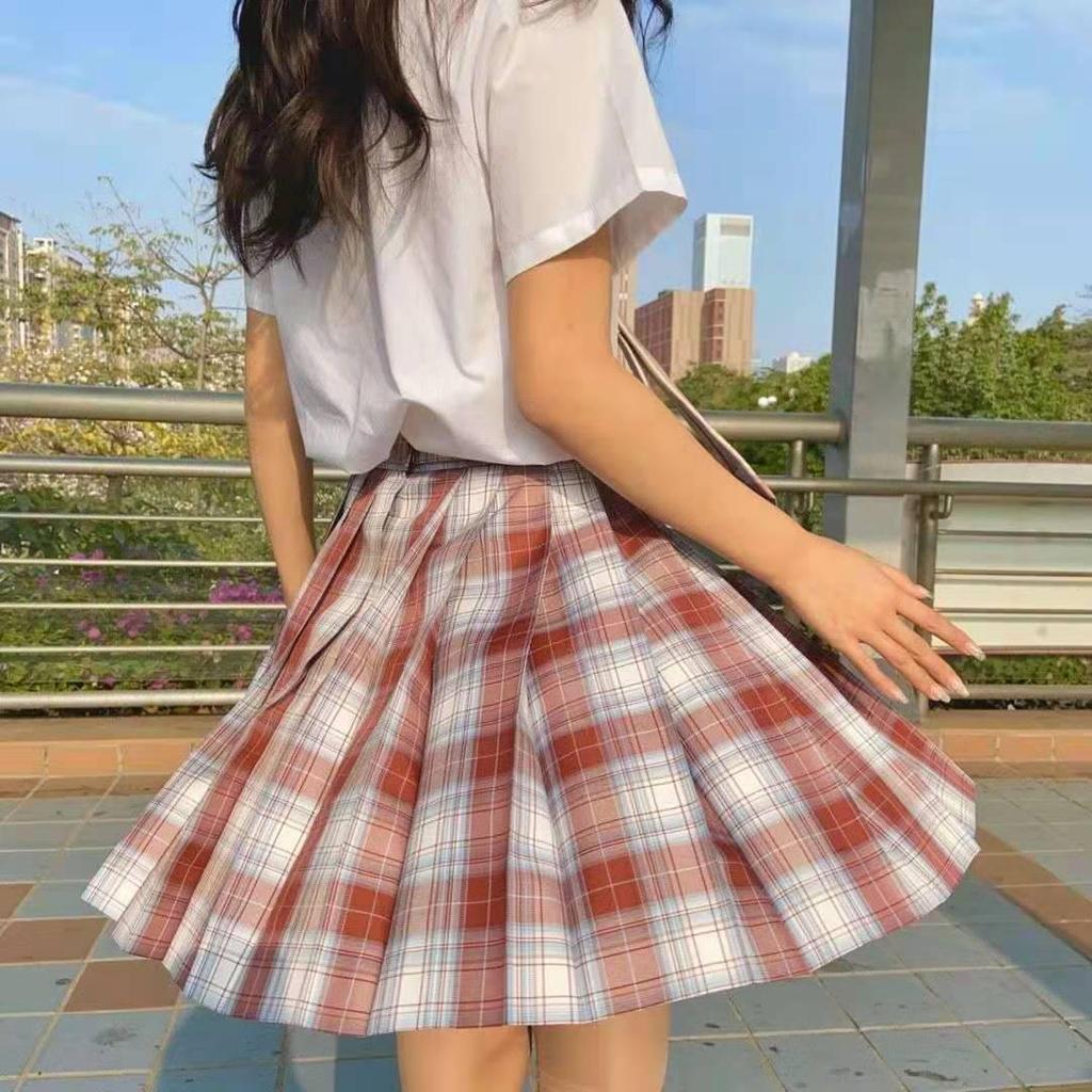 Authentic Japanese JK School Uniform Set - Gentle Cut Sailor Suit with Pleated Skirt