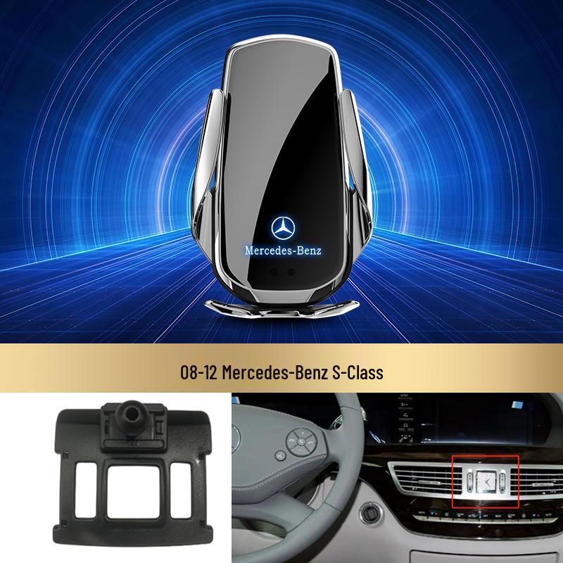 Беспроводной держатель для телефона с быстрой зарядкой Mercedes-Benz для C-Class/R-Class/S-Class/E-Class/GLK/B-Class