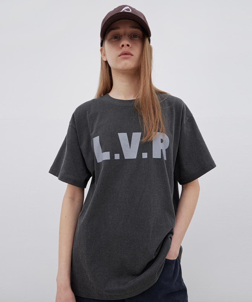 Хлопковая футболка Leuba L.V.R Signature - Угольный